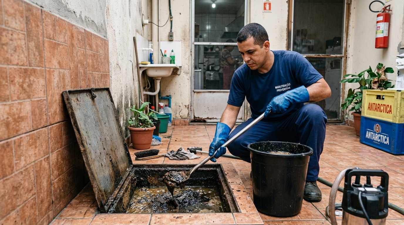 Limpeza de Caixa de Gordura perto de mim em Zona Sul‑SP